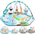 Baby Gym Play Mat, 8-in-1 Tummy Time Mat & Ball Pit with