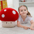 12 Inch WeBingo Mushroom Plush Pillow, Cute Large Mushroom Decor Stuffed Animal Plushies Stuffy for Girl Boy Kid Adult