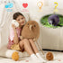Mommy 3 Playset MorisMos Plush Kiwi Bird Toys for Kids, Realistic Kiwi Bird Stuffed Animal with Baby Chicks, Soft