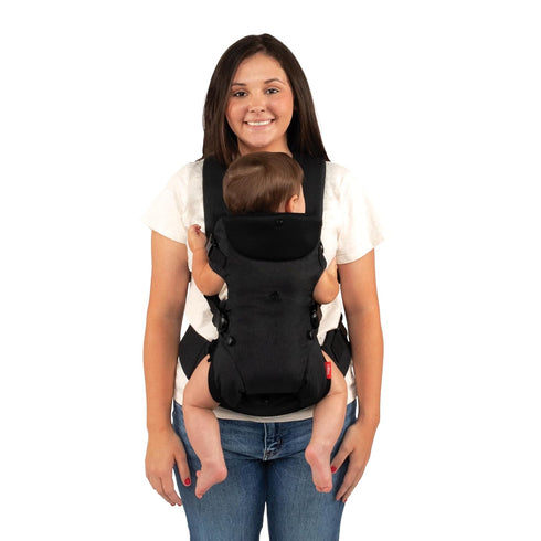 3 Nuby Baby Carrier with Carry Positions, Adjustable Leg Support for M Position, Padded Shoulder Straps & Waist Belt