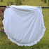 ABREEZE Baby Cotton Play Mat Soft Crawling Mat White Detachable Washable Game Blanket Floor Playmats Kids Infant Child