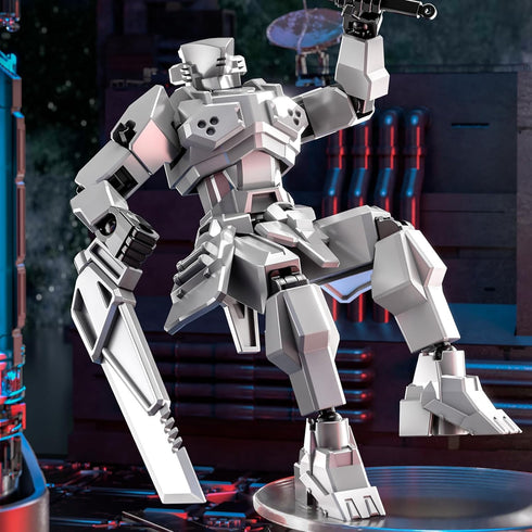 MMXBGS 2er Set T13 13 13 Action Figure, Assembly Completed Shield Warrior Titan Action Figures, Multi-Jointed Movable