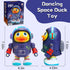 WRYBV Dancing Space Duck Toy, Space Duck Dancing Musical Interactive Toy, Walking Duck Baby Robot, Electric Dancing