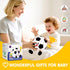 6 12 18 Tummy hahaland Baby Crawling Plush Toy for Months Musical Dancing Bouncing Toys, Voice Repeat Interactive Time