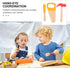 1 Set of Wooden Simulation Hammer Toy, Educational Tool Toys for School Play Games & Birthday Party Decoration Supplies
