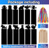 100Pcs Scratch Art Bookmarks Making Kit | DIY Animal Bookmarks with Ribbons and Wood Stylus for Classroom Activities