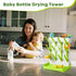 Countertop 12 MeCids Baby Bottle Drying Rack, Vertical Standing Bottle Dryer Rack Holder, Space Saving Baby Bottle