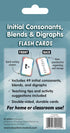 Teacher Created Resources Initial Consonants, Blends & Digraphs Flash Cards (EP62044) 3-1/8" x 5-1/8"