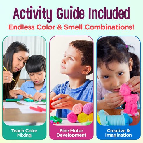Hygloss Products Play Dough - Safe & Non-Toxic Modelling Dough, 1lb Red, Cherry Scent