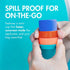 Summer 3 Oz 1 Count Boon Yuvi Sunscreen Applicator for Kids - Refillable and Spill Proof Kids Sunscreen Brush with Soft