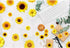 72 Piece Summer Wall Decals - Removable 3D Sunflower Stickers for Crafts, Baby, Kids & Living Room Decor