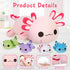 KMUYSL Axolotl Plush Toys Set - Mommy Axolotl with 4 Baby Axolotls, Gifts for Kids