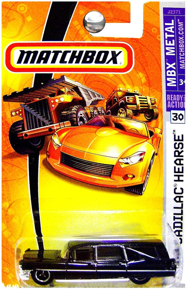 Matchbox 2007 MBX Metal 1963 Cadillac Hearse Funeral, Black #30