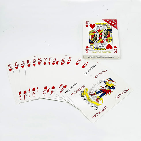 QkonkgnS 5X7 Inch (4 Large Jumbo Playing Cards, Giant Deck of Cards Games for Families Casino Party Decorations