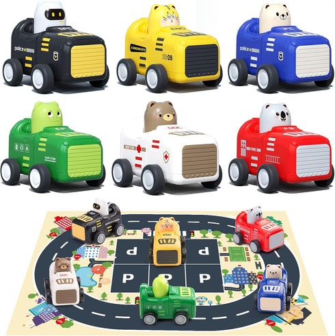 Zero Zoo Baby Toy Cars for 1 2 3+ Year Old Toddler, City Guard