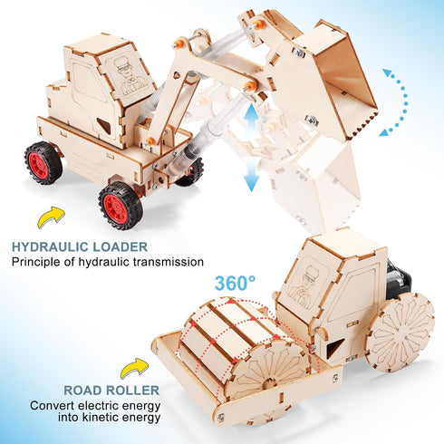 8-10 10-12, 8-12, 3D 8 10 13 12 14 STEM Kits for Kids Ages Wood Building Crafts Kit for Boys Model Car Kit, Wooden