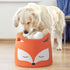Showers-15.7"L 11.8"H, Fox Decor Basket, Nursery Basket for Baby Clothes, Toys, Laundry, Blanket, Cute Animal Storage