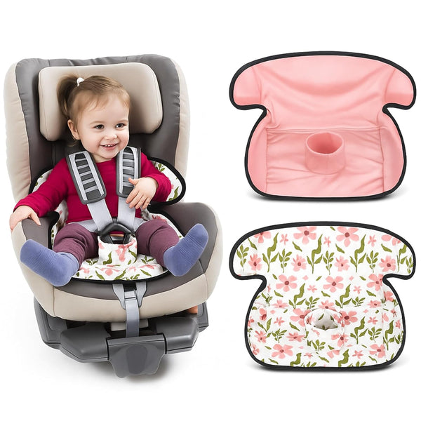 HunnmingRe 2 Pack Floral Car Seat Protector for Potty Training Waterproof Piddle Pad