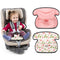 HunnmingRe 2 Pack Floral Car Seat Protector for Potty Training Waterproof Piddle Pad