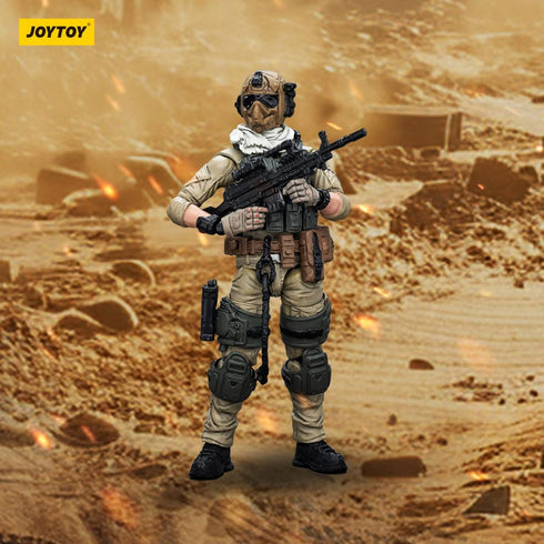 Joytoy 1:18 U.S. Army Delta Figure - Assault Squad Machine Gunner 4.17” Action Figure