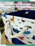 FANKANG Rectangular Laundry Basket, Nursery Storage Fabric Bin, Gift Baskets (Animals)