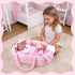 17-22 inch Aori Reborn Baby Dolls Bassinet Foldable Baby Doll Carrier Bed Soft Doll Carrier Doll Accessories