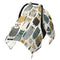 Mazeann Forest Owl Vintage Car Seat Cover Baby Breathable Soft Infant Carseat Covers