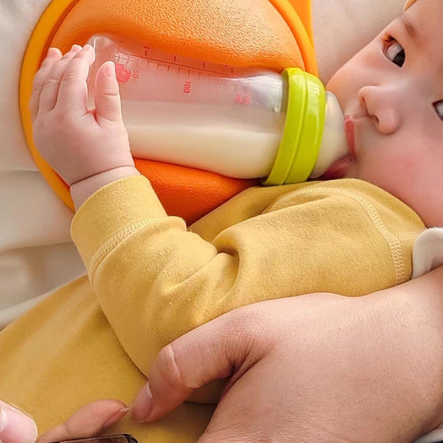 qczoyp Baby Bottle Holder Hands Free: Baby Bottle Holder Rack for Dad, Anti-Shedding and Anti-Slip Babys Bottle Rack