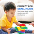 (300 3+ Dimple Building Blocks for Toddler Pcs) Stacking Toys & Puzzle Games for Learning and STEM Fun Montessori Toys