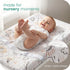 TOTCHILL 2 Pack, Light Quilted Changing Pad Cover Soft Fitted Changing Table Covers for Baby Boys and Girls, Butterfly