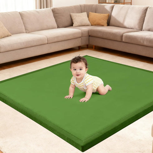 Fengdulong Ultra Soft Baby Play Mat for Floor, 59"71" Playpen Mat, 1.3" Thick
