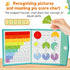 Montessori Magnetic Book Fraction Puzzle - Educational Math Manipulatives for Elementary School, Magnetic Fraction