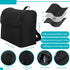 Dansydaisy Backpack Padded Backless Booster Car Seat Travel Bag for Airplane Durable Car Seat Bag Cover for Waterproof