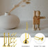 Zerodeko 10PCS Dollhouse Musical Trumpet Instruments, Tiny Plastic Musical Set for Dollhouse Decor