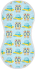 decor gift Cotton Muslin Burp Cloths Large Soft and Absorbent? Summer Blue Flipflop Baby
