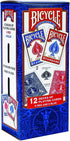 Bicycle 595954 Standard Rider Back Poker Playing Cards, 12 Decks