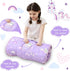 lasoftan Toddler Nap Mat with Pillow and Blanket, Extra Large Rolled Napping Mats,Slumber Bags for Boys Girls,Kids