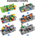 Marble Run Race Track, 176 Pcs for Kids 4-8, Classic Building Blocks, STEM Learning Toys for Boys Girls 3-8+