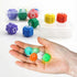 Glow-in-The-Dark Dice Game Set 4-in-1 Light-Up Party Dice for Kids & Adults