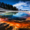Yellowstone National Park Puzzle for Adults, 500 Pieces, Nature Landscape Jigsaw Puzzles, Fun Puzzle Games Gifts