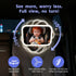 BeeChip 360 Baby Car Mirror with Remote Control Light, Shatterproof, Adjustable Wide View with Night Vision, Easy