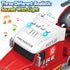 3 4 5 3 4 5 6 7 SpringFlower Toddler Boys Toys, Large Fire Truck Toys with Lights Sounds, Truck Car with Racing Car
