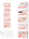 Clastyle Marble Over the Door Organizer Nursery Hanging Storage Organizer for Women