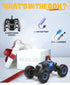 BEZGAR TD141 RC Cars, 1:14 Scale Remote Control Car, 4WD Transform 15 KMH All Terrains Crawler RC Stunt Car for Boys