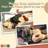 MorisMos Puppy Dog Stuffed Animal, 31 Inch Brown Plush Dog Pillow, Big Dog Plush Toy for Girls Kids