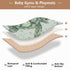 YETTASBIN 50 50 Inch Tummy Sea Turtle Baby Play Mat for Floor x - Portable Soft Quilted Crawling Mat Waterproof