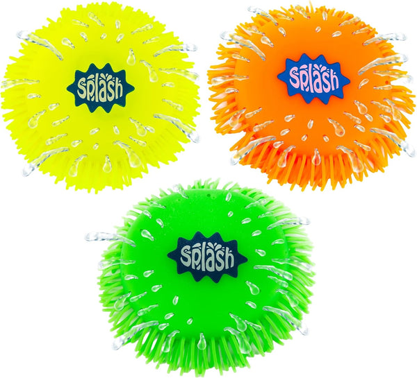 ArtCreativity Splash Water Flying Disc Toys, Set of 3, Water Splashing Frisbee for Kids, Backyard Summer Toys