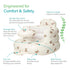 Solens Inflatable Baby Seat for Sitting Up with Tray & Back Support, Baby Sit Up Chair with Built-in Air Pump