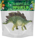 Gemini&Genius Stegosaurus Dinosaur Toy Figure - Green Dino Collection Action Figurine for Kids 4-12 Years Old