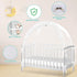 Zkaitoy Crib Tent - Crib Net to Keep Baby in, Stop Baby from Climbing Out of Crib, Pop Up Crib Tent with Durable
